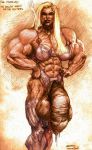  big_breasts breasts futanari intersex muscle zebodoy_(artist) 