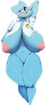  2015 anthro big_breasts blush breasts cat chin feline female huge_breasts mammal milf milf navel nicole_watterson parent pussy smile solo the_amazing_world_of_gumball vhsdaii 