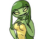  cartoon green green_hair lamia monster snake 