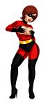  breasts disney elastigirl gloves shoes stockings tagme the_incredibles white_background 
