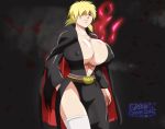 1girl alternate_breast_size big_breasts blonde_hair breasts female_only greengiant2012 hellsing red_eyes seras_victoria solo_female