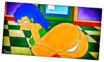  ass breasts cameltoe dress marge_simpson panties the_simpsons 
