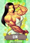 asian big_breasts bokuman breasts fbb lin_li_wong muscle muscular_female