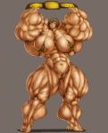  avatar_the_last_airbender b9tribeca_(artist) big_breasts bikini breasts fbb muscle toph_bei_fong 