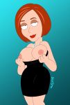  bigtyme black_dress breasts exposed patty_donner the_cleveland_show 