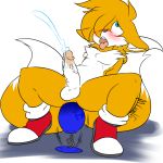  1girl anal anal_insertion anal_masturbation anal_penetration anthro ass blue_eyes blush canine cum cumshot dildo eye_roll fox fucked_silly girly humanoid_penis insertion male mammal masturbation miles_&quot;tails&quot;_prower moneychan multiple_tails orgasm orgasm_face penetration penis sega sex_toy spring testicles tongue tongue_out vein veiny_penis 