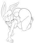  1girl 2015 anthro argento ass big_ass big_breasts breasts bunnie_rabbot furry lagomorph mammal rabbit smile 