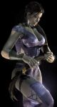 abs_visible_through_suit alluring alternate_costume big_breasts black_hair covered_abs covered_female_abs kitana midway_games mortal_kombat mortal_kombat_4 mortal_kombat_armageddon mortal_kombat_deadly_alliance mortal_kombat_deception mortal_kombat_ii render ultimate_mortal_kombat_3