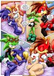 3girls anthro archie_comics bbmbbf bernadette_the_hedgehog fiona_fox hunting_for_milfs mobius_unleashed multiple_girls palcomix scourge_the_hedgehog sega sonic_(series) sonic_the_hedgehog_(series) tagme vanilla_the_rabbit video_games 