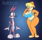 blu3danny bugs_bunny clothed clothed_female_nude_male embarrassing flaccid milf patricia_bunny surprise the_looney_tunes_show thick_penis veiny_penis