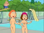  ass breasts family_guy lois_griffin meg_griffin nipples nude pubic_hair pussy 