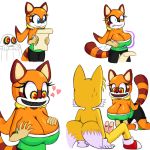  big_breasts breast_expansion breasts canine fox icking king_boom_boo mammal marine_the_raccoon miles_&quot;tails&quot;_prower multi_penis multiple_penises penis possessed possession raccoon sega sonic_(series) video_games 