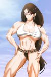  abs big_breasts breasts elee_(artist) final_fantasy final_fantasy_vii muscular muscular_female tifa_lockhart 