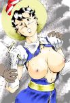 big_breasts disgaea huge_breasts morophina princess_sapphire torn_clothes
