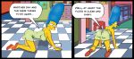  marge_simpson milf on_all_fours the_simpsons 