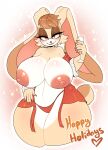  1girl alluring anthro areola bare_shoulders bedroom_eyes big_breasts blush bottomwear breasts cameltoe clothed clothing countershade_face countershade_torso countershading curvaceous curvy curvy_figure dipstick_ears dipstick_tail english_text eyelashes facial_tuft floppy_ears fur furry hair half-closed_eyes happy_holidays holding_glass huge_breasts koshhhata lagomorph leporid long_ears looking_at_viewer mammal matching_hair/eyes mature_anthro mature_female milf mommy multicolored_body multicolored_ears multicolored_face multicolored_skin multicolored_tail narrowed_eyes navel nipples orange_eyes orange_fur orange_hair orange_skin panties partially_clothed portrait rabbit rabbit_ears scut_tail seductive seductive_smile sega sexy sexy_body sexy_breasts short_hair short_tail smile smiling_at_viewer sonic_the_hedgehog_(series) standing tail tan_body tan_fur tan_skin text thicc thick thick_thighs thighs three-quarter_portrait topless tuft two_tone_body two_tone_ears two_tone_skin two_tone_tail underwear vanilla_the_rabbit voluptuous white_body white_countershading white_skin wide_hips 
