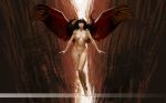  1girl female female_only frans_mensink nude solo wings 