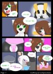  1girl anthro ass canine comic dog english_text furry husky male male/female mammal open_mouth penetration penis sex testicles text wet woofyrainshadow_(artist) 