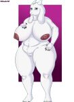 1girl 2d 2d_(artwork) 5_fingers 5_toes aloy27 anthro anthro_only areola belly big_breasts black_claws black_toenails blue_eyes boss_monster bovid breasts breasts_bigger_than_head caprine chubby_female claws completely_nude completely_nude_female cyan_eyes digital_media_(artwork) female_anthro female_only floppy_ears furry furry_female furry_only genitals goat goat_ears goat_girl goat_horns hand_on_breast hand_on_hip hand_on_own_breast hand_on_own_thigh hand_on_thigh high_res horns huge_ass huge_breasts mammal mature_anthro mature_female milf monster monster_girl nipples nude nude_anthro nude_female pussy slightly_chubby solo_anthro solo_female standing thick_thighs thighs third-party_source toriel undertale undertale_(series) video_game_character video_game_milf video_games