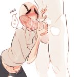 2boys 2d 2d_(artwork) anonymous bottom_gaster digital_media_(artwork) faceless_male g-clone_(artist) gaster gaster_(undertale) gay genitals licking licking_penis male male/male male_only oral penis penis_out sex sucking_penis uke_gaster undertale undertale_(series) unknown_male unseen_male_face video_games white_background yaoi