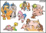  amy_rose carmelita_fox crossover donkey_kong_country escopeto koopa_troopa link pauline princess_daisy sly_cooper sly_cooper_(series) sonic sonic_the_hedgehog sonic_the_hedgehog_(series) super_mario_bros. tagme the_legend_of_zelda tiny_kong toadette 