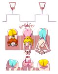 axel-rosered big_ass multiple_asses multiple_big_asses princess_daisy princess_peach princess_rosalina spank spanked spanking super_mario_bros. 