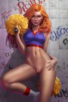  crop_top kim_possible kimberly_ann_possible no_panties shaved_pussy thighs 