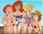  alice_mitchell ass big_breasts bikini breasts crossover dennis_the_menace family_guy kiff57krocker lois_griffin married_with_children meg_griffin nipples peg_bundy 