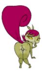 1_girl ass furry jiveguru_(artist) nude original original_character scarlet_squrrel_(jiveguru) skirt solo squirrel