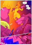  2girls adventure_time comic doxy fionna_the_human flame_princess hair inner_fire_(adventure_time) multiple_girls prismgirls red_hair tentacle_sex 