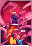  2girls adventure_time comic doxy fionna_the_human flame_princess hair inner_fire_(adventure_time) multiple_girls prismgirls red_hair 