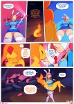  2girls adventure_time comic doxy fionna_the_human flame_princess hair inner_fire_(adventure_time) multiple_girls prismgirls red_hair 