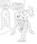  isabella_garcia-shapiro kaiserinferno monochrome phineas_and_ferb phineas_flynn tagme 