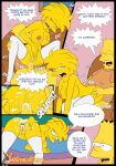 anal big_breasts croc_(artist) cum_on_body gaping_anus incest maggie_simpson the_simpsons white_stockings yellow_skin