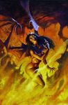  alex_horley chaos_comics covering_breasts demon_wings flames purgatori succubus white_eyes wings 