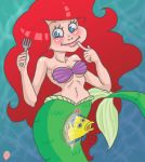  disney featured_image flounder princess_ariel seashell_bra tagme the_little_mermaid 