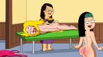  american_dad ass francine_smith glasses hayley_smith nude sideboob thighs 