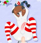  anal_sex christmas cum_shot furry woofyrainshadow_(artist) yaoi 