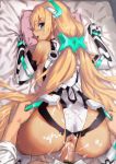  anus big_ass big_breasts blonde breasts cum from_behind hair_decorations vaginal_penetration 
