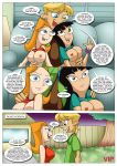  2girls breasts candace_flynn comic helping_out_a_friend jeremy_johnson multiple_girls palcomix phineas_and_ferb stacy_hirano 