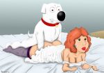 1girl absurd_res ambiguous_penetration anthro anthro_penetrating anthro_penetrating_human brian_griffin canid canine canis domestic_dog duo family_guy female_penetrated fur high_res human human_on_anthro human_penetrated interspecies lois_griffin male male/female male_penetrating male_penetrating_female mammal penetration tabaarus white_body white_fur