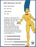  marge_simpson milf_reference_card tagme the_fear the_simpsons yellow_skin 