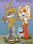 2_girls ass breasts bunnie_rabbot cream_the_rabbit easter female_only happy_easter looking_at_viewer looking_back multiple_girls nipples nude sega smile sonic_*(series) sonic_the_hedgehog_(series) vkyrie