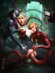  breasts carnage licking pussy sex spider-man tentacle venom 