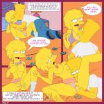  bart_simpson big_breasts brother_and_sister comic fingering lisa_simpson the_simpsons yellow_skin 