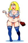  baseball big_breasts blonde breasts family_guy make_over_meg meg_griffin play_ball plump stockings string_pants 