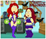  boots breasts family_guy frost969 glasses gloves lois_griffin meg_griffin purple_gloves 