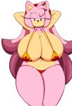  amy_rose anthro big_breasts breasts clothing dreamcastzx1 furry hedgehog mammal sega swimsuit video_games 