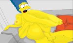  adultery blue_hair breasts cartoon couch marge_simpson sex the_simpsons unknown_artist yellow_skin 