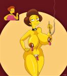  ass breasts edna_krabappel erect_nipples nude shaved_pussy the_simpsons thighs 